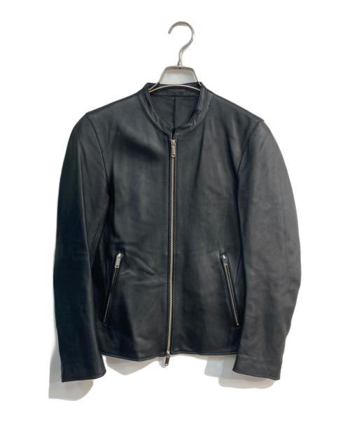 STUDIOUS（ステュディオス）STUDIOUS (ステュディオス) シングルライダースジャケット　107458001 ブラック サイズ:1の古着・服飾アイテム