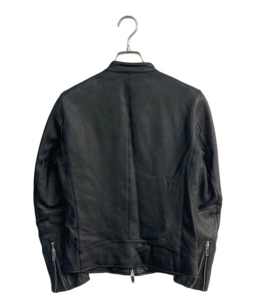 STUDIOUS（ステュディオス）STUDIOUS (ステュディオス) シングルライダースジャケット　107458001 ブラック サイズ:1の古着・服飾アイテム