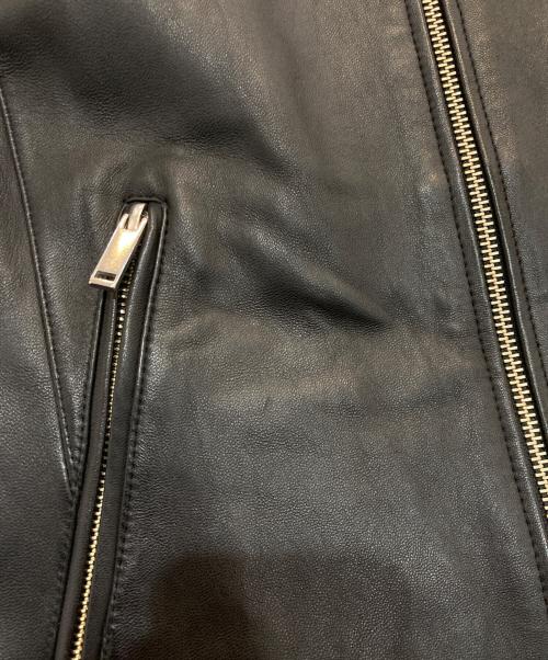 STUDIOUS（ステュディオス）STUDIOUS (ステュディオス) シングルライダースジャケット　107458001 ブラック サイズ:1の古着・服飾アイテム