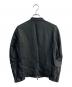 STUDIOUS (ステュディオス) シングルライダースジャケット　107458001 ブラック サイズ:1：7000円
