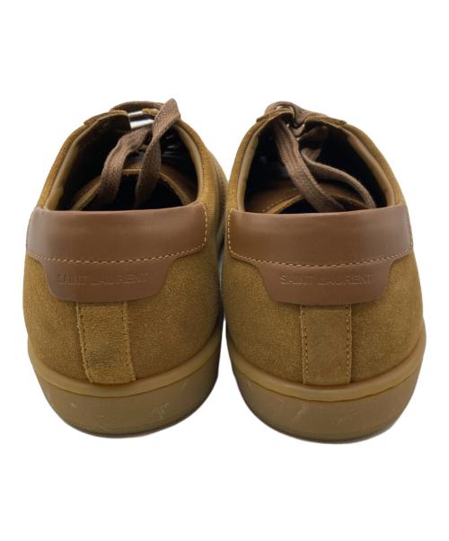 Saint Laurent Paris（サンローランパリ）Saint Laurent Paris (サンローランパリ) スウェードローカットスニーカー　330277 ブラウン サイズ:41 1/2の古着・服飾アイテム