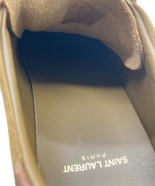 Saint Laurent Paris（サンローランパリ）Saint Laurent Paris (サンローランパリ) スウェードローカットスニーカー　330277 ブラウン サイズ:41 1/2の古着・服飾アイテム