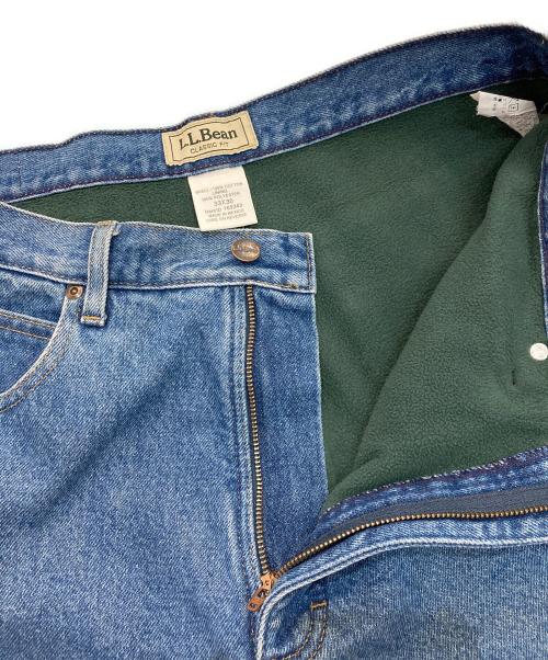 L.L.Bean（エルエルビーン）L.L.Bean (エルエルビーン) 裏地フリースデニムパンツ インディゴ サイズ:W33×L30の古着・服飾アイテム