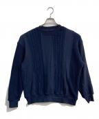BEAMSビームス）の古着「3パターン スイッチング クルーネック スウェット」｜ネイビー