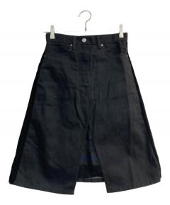 中古・古着通販】sacai (サカイ) ウールメルトンスカート ブラック