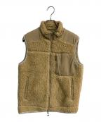 DESCENTEデサント）の古着「ボアフリースベスト　DLMOJC36S」｜ベージュ