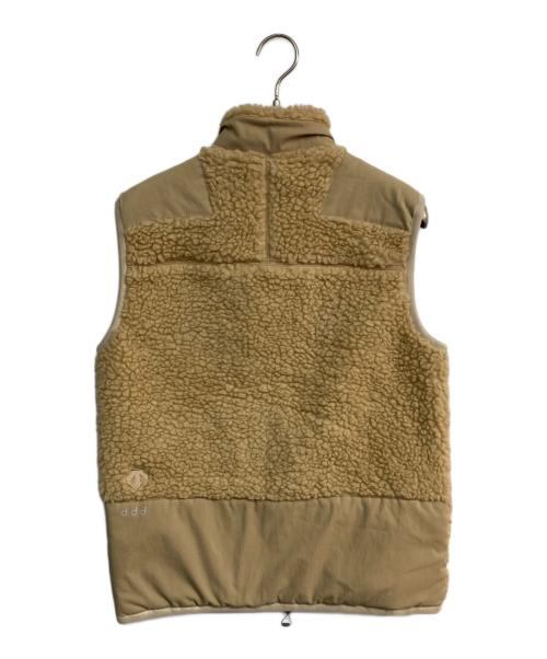 DESCENTE（デサント）DESCENTE (デサント) ボアフリースベスト　DLMOJC36S ベージュ サイズ:Sの古着・服飾アイテム