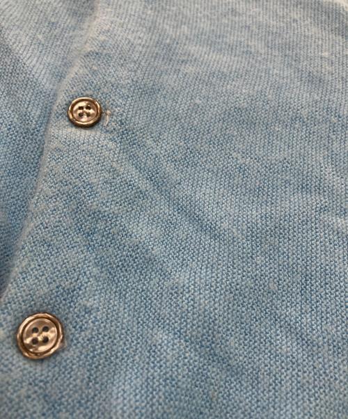 LACOSTE（ラコステ）LACOSTE (ラコステ) Vネックカーディガン ブルー サイズ:Lの古着・服飾アイテム