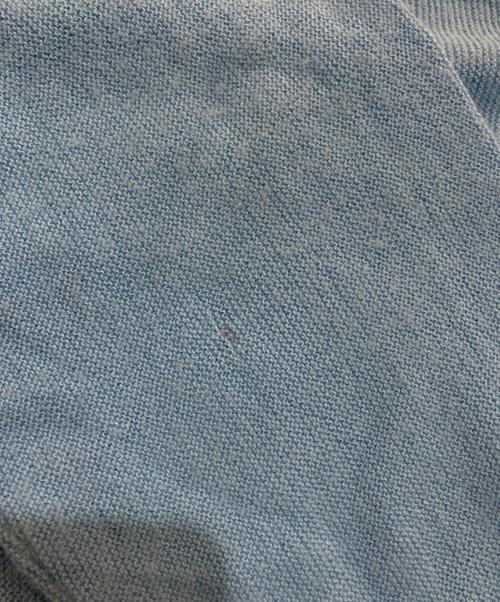 LACOSTE（ラコステ）LACOSTE (ラコステ) Vネックカーディガン ブルー サイズ:Lの古着・服飾アイテム