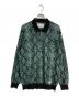 WACKO MARIA（ワコマリア）の古着「PYTHON KNIT POLO SHIRT 23FW」｜グリーン×ブラック