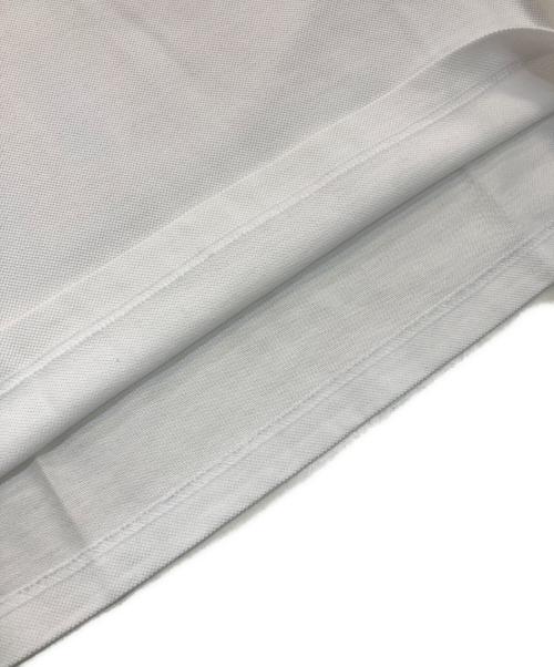 BURBERRY GOLF（バーバリーゴルフ）BURBERRY GOLF (バーバリーゴルフ) ジップポロシャツ ホワイト×ブラック サイズ:Mの古着・服飾アイテム