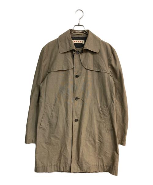MARNI（マルニ）MARNI (マルニ) Bal collar coat　LMSUMU900BQUTCB54-00931 カーキ サイズ:48の古着・服飾アイテム