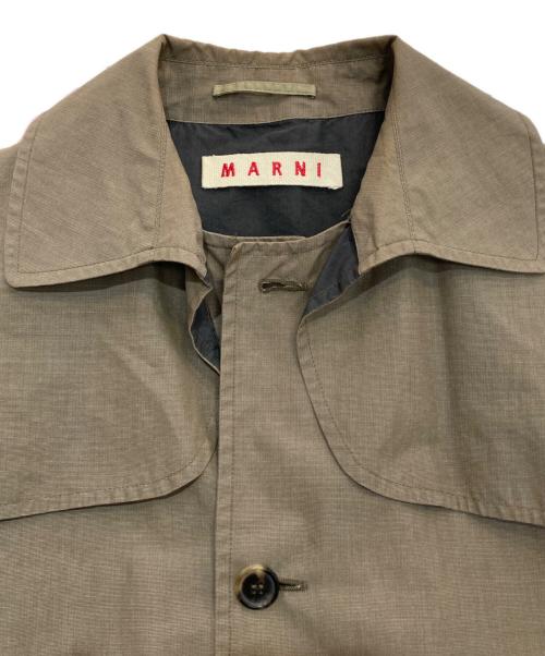 MARNI（マルニ）MARNI (マルニ) Bal collar coat　LMSUMU900BQUTCB54-00931 カーキ サイズ:48の古着・服飾アイテム