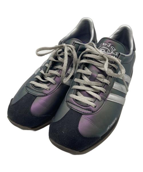 adidas COUNTRY（アディダスカントリー）adidas COUNTRY (アディダスカントリー) ALWAYS (オルウェイズ) ローカットスニーカー　JH9100 ブラック×パープル サイズ:27.5cmの古着・服飾アイテム