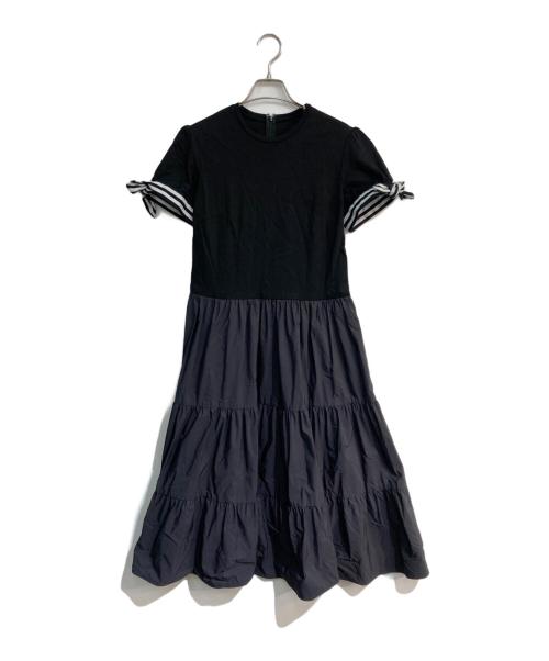 BORDERS at BALCONY（ボーダーズアットバルコニー）BORDERS AT BALCONY (ボーダーズアットバルコニー) バレリーナティドレス　BD2211I-3E-44 ネイビー サイズ:38の古着・服飾アイテム