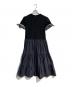 BORDERS AT BALCONY（ボーダーズアットバルコニー）の古着「バレリーナティドレス　BD2211I-3E-44」｜ネイビー