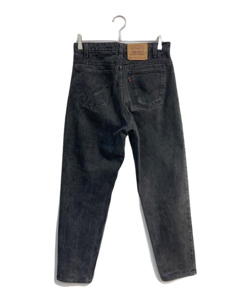 LEVI'S（リーバイス）LEVI'S (リーバイス) 550後染めデニムパンツ　 96年製 ボタン裏977刻印 オレンジタブ USA製　40550-4159 ブラック サイズ: W32×L30の古着・服飾アイテム