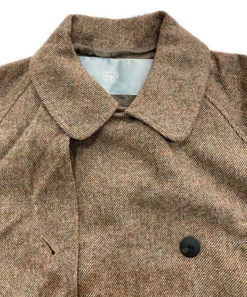 Dulcamara（ドゥルカマラ）Dulcamara (ドゥルカマラ) ダブルショートコート ベージュの古着・服飾アイテム