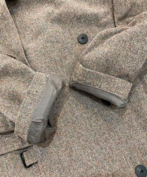 Dulcamara（ドゥルカマラ）Dulcamara (ドゥルカマラ) ダブルショートコート ベージュの古着・服飾アイテム