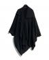 Y's（ワイズ）の古着「変形モヘヤ混アシメポンチョ　17AW　YK-T87-168」｜ブラック
