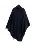 Y's (ワイズ) 変形モヘヤ混アシメポンチョ　17AW　YK-T87-168 ブラック サイズ:2：14000円