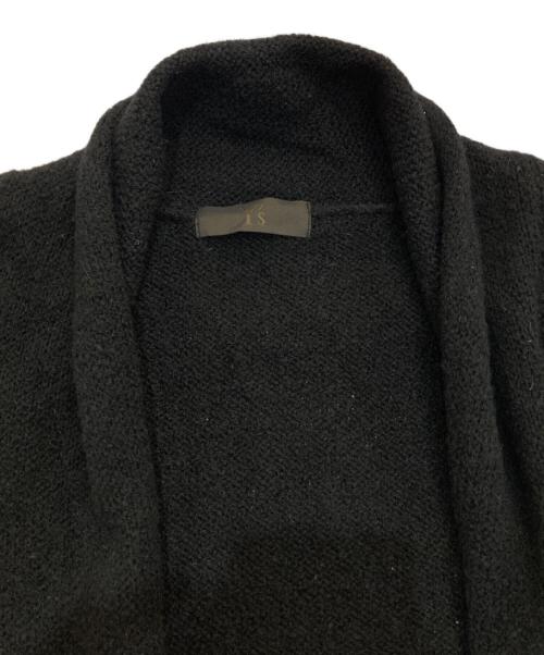 Y's（ワイズ）Y's (ワイズ) ストール付きロングカーディガン　MX-K02-167 ブラック サイズ:3の古着・服飾アイテム