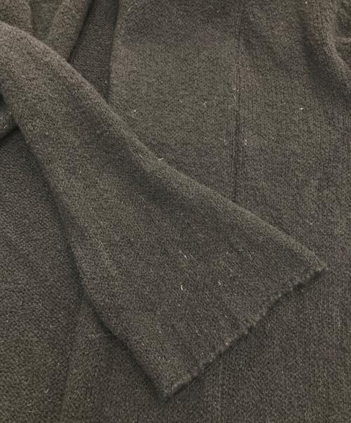 Y's（ワイズ）Y's (ワイズ) ストール付きロングカーディガン　MX-K02-167 ブラック サイズ:3の古着・服飾アイテム