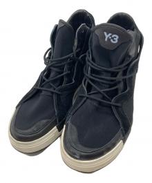 Y-3（ワイスリー）の古着「ハイカットスニーカー」｜ブラック