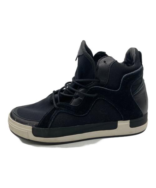 Y-3（ワイスリー）Y-3 (ワイスリー) ハイカットスニーカー ブラック サイズ:24cmの古着・服飾アイテム