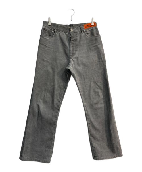 HERON PRESTON（ヘロンプレストン）HERON PRESTON (ヘロンプレストン) Distressed jeans　HMYA012R21 DEN001 グレー サイズ:W30の古着・服飾アイテム