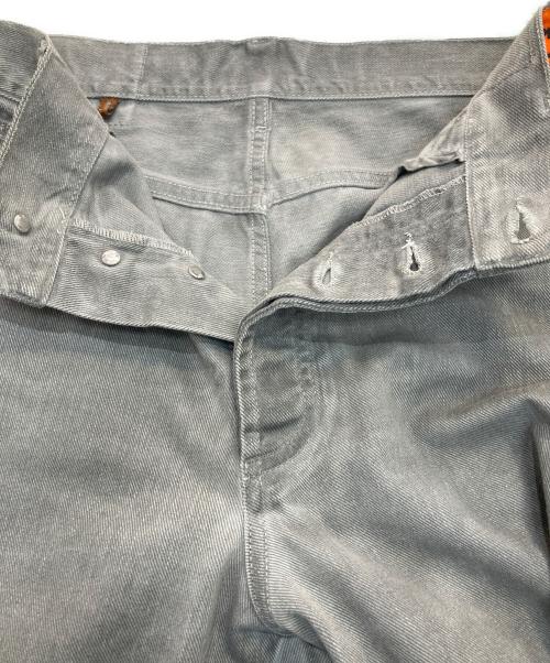 HERON PRESTON（ヘロンプレストン）HERON PRESTON (ヘロンプレストン) Distressed jeans　HMYA012R21 DEN001 グレー サイズ:W30の古着・服飾アイテム