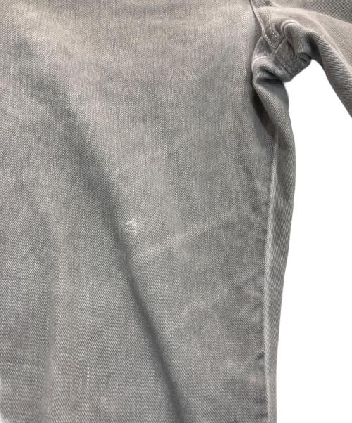 HERON PRESTON（ヘロンプレストン）HERON PRESTON (ヘロンプレストン) Distressed jeans　HMYA012R21 DEN001 グレー サイズ:W30の古着・服飾アイテム