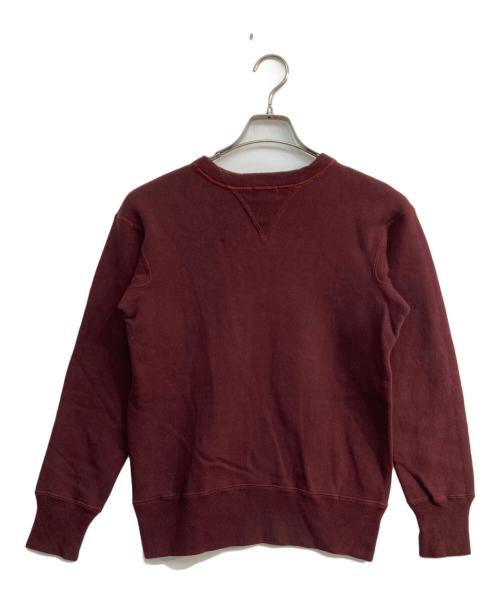 WAREHOUSE（ウエアハウス）WAREHOUSE (ウエアハウス) プリントスウェット ボルドー サイズ:38の古着・服飾アイテム