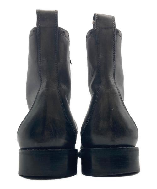 CALZOLERIA TOSCANA（カルツォレリアトスカーナ）CALZOLERIA TOSCANA (カルツォレリアトスカーナ) レザーショートブーツ グレー サイズ:42の古着・服飾アイテム