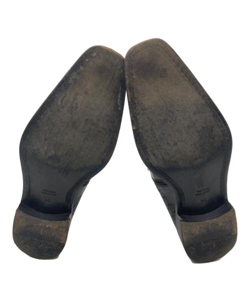 CALZOLERIA TOSCANA（カルツォレリアトスカーナ）CALZOLERIA TOSCANA (カルツォレリアトスカーナ) レザーショートブーツ グレー サイズ:42の古着・服飾アイテム