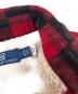中古・古着 POLO RALPH LAUREN (ポロ・ラルフローレン) 裏地ボアバッファローチェックジャケット レッド×ブラック サイズ:S：10000円