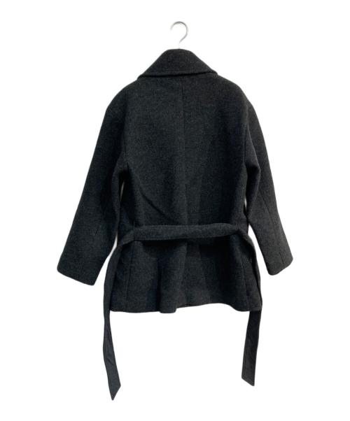 BEAUTY&YOUTH UNITED ARROWS（ビューティーアンドユースユナイテッドアローズ）BEAUTY&YOUTH UNITED ARROWS (ビューティーアンドユースユナイテッドアローズ) パイル ショールカラー ハーフ コート　1225-186-0060 グレー サイズ:Sの古着・服飾アイテム