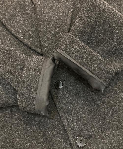 BEAUTY&YOUTH UNITED ARROWS（ビューティーアンドユースユナイテッドアローズ）BEAUTY&YOUTH UNITED ARROWS (ビューティーアンドユースユナイテッドアローズ) パイル ショールカラー ハーフ コート　1225-186-0060 グレー サイズ:Sの古着・服飾アイテム