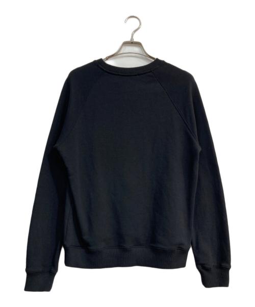 MSGM（エムエスジーエム）MSGM (エムエスジーエム) ブラッシュロゴ スウェットシャツ　3741MDM513G ブラック サイズ:Mの古着・服飾アイテム