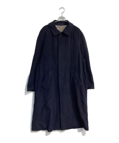 BALLY（バリー）BALLY (バリー) アンゴラカシミヤブレンドコート ネイビー サイズ:50の古着・服飾アイテム