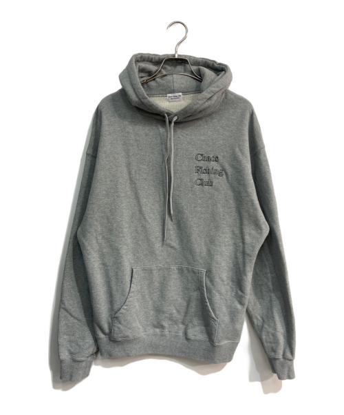 CHAOS FISHING CLUB（カオスフィッシングクラブ）CHAOS FISHING CLUB (カオスフィッシングクラブ) OG LOGO HOODIE　CFC-22AW08 グレー サイズ:Mの古着・服飾アイテム