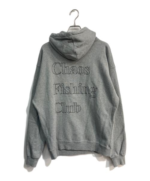 CHAOS FISHING CLUB（カオスフィッシングクラブ）CHAOS FISHING CLUB (カオスフィッシングクラブ) OG LOGO HOODIE　CFC-22AW08 グレー サイズ:Mの古着・服飾アイテム
