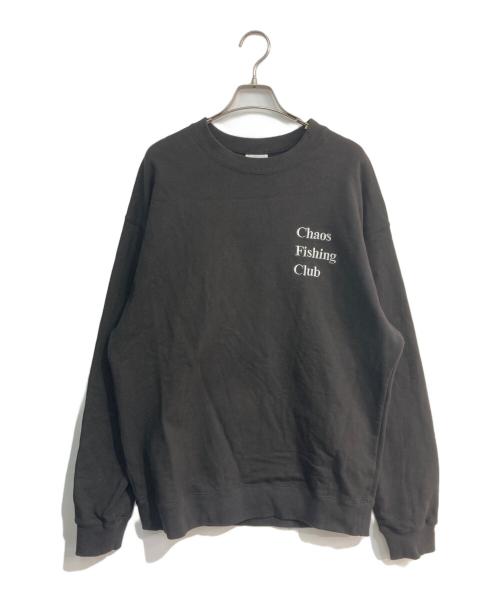 CHAOS FISHING CLUB（カオスフィッシングクラブ）CHAOS FISHING CLUB (カオスフィッシングクラブ) クルーネックスウェット　CFC-23S-CUT04 グレー サイズ:Lの古着・服飾アイテム