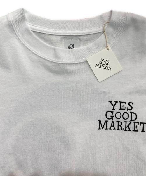 YES GOOD MARKET（イエス グッド マーケット）YES GOOD MARKET (イエス グッド マーケット) 半袖Tシャツ ホワイト サイズ:Mの古着・服飾アイテム