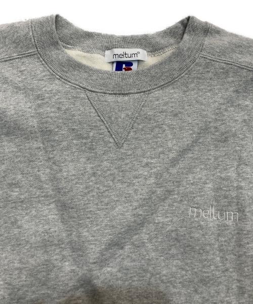 meltum（メルタム）meltum (メルタム) RUSSELL ATHLETIC (ラッセルアスレチック) クルーネックスウェット　RC-23142MT グレー サイズ:XLの古着・服飾アイテム