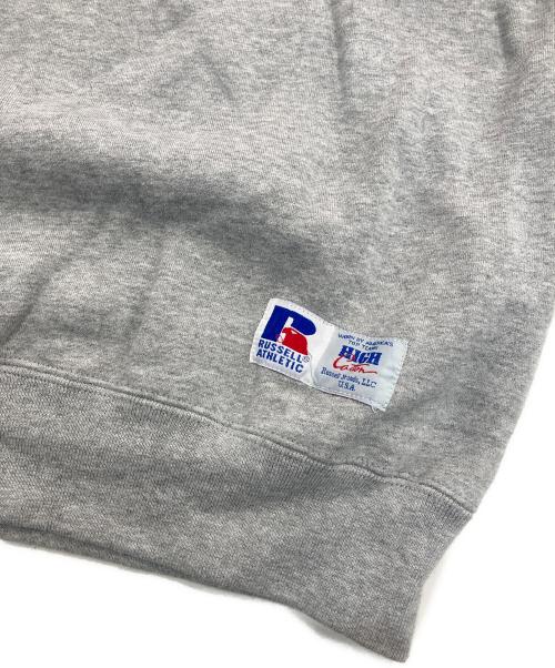 meltum（メルタム）meltum (メルタム) RUSSELL ATHLETIC (ラッセルアスレチック) クルーネックスウェット　RC-23142MT グレー サイズ:XLの古着・服飾アイテム