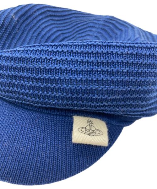 Vivienne Westwood（ヴィヴィアンウエストウッド）Vivienne Westwood (ヴィヴィアンウエストウッド) サマーキャップ ブルーの古着・服飾アイテム