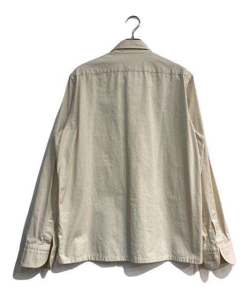 GUY ROVER（ギローバー）GUY ROVER (ギローバー) ミリタリーシャツ　 BEAMS別注 ベージュ サイズ:Lの古着・服飾アイテム