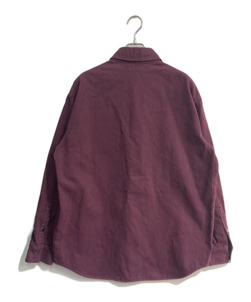 RAF SIMONS（ラフシモンズ）RAF SIMONS (ラフシモンズ) straight fit denim shirt　	22SS　221-M242 パープル サイズ:Sの古着・服飾アイテム
