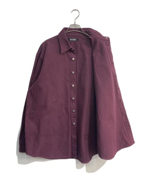 RAF SIMONS（ラフシモンズ）RAF SIMONS (ラフシモンズ) straight fit denim shirt　	22SS　221-M242 パープル サイズ:Sの古着・服飾アイテム